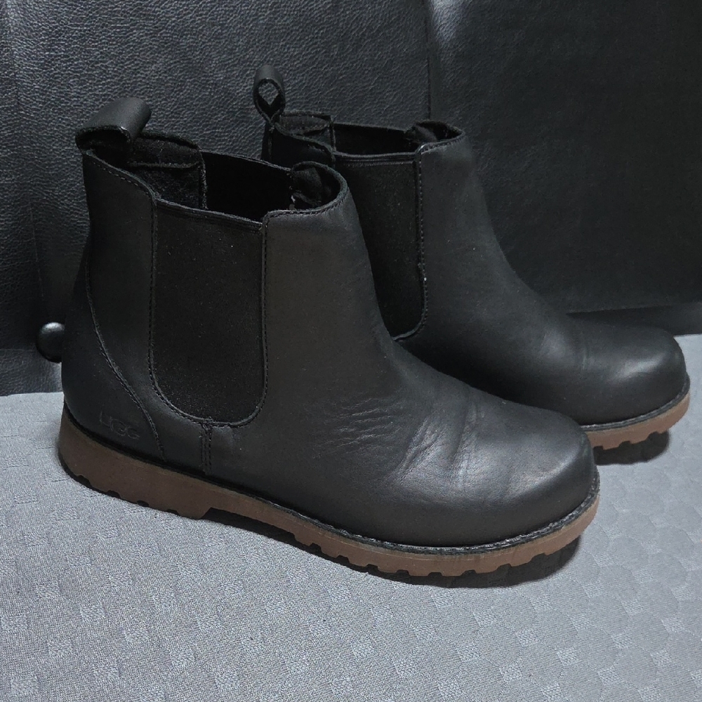UGG Kids Black Ankle Boots